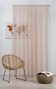Bež prozirna zavjesa 300x245 cm Leonida – Mendola Fabrics