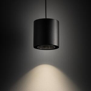 Nowodvorski Lighting Viseća svjetiljka Point Duo, crna, čelik, Ø 13 cm, GU10, prigušiva, Crno, Dnevni boravak/blagovaonica, Metal