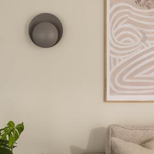 Globen Lighting ORBIT zidna svjetiljka, siva, metalna, Ø 30 cm, Sivo, Dnevni boravak/blagovaonica, Metal
