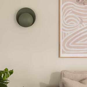 Globen Lighting ORBIT zidna svjetiljka, zelena, metalna, Ø 30 cm, Zelena, Dnevni boravak/blagovaonica, Metal