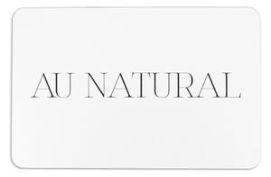 Bijela kupaonska prostirka od dijatomita 39x60 cm Au Natural – Artsy Doormats