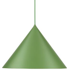 TK Lighting Viseća svjetiljka Cono, 1 žarulja, Ø 50 cm, zelena, E27, prigušiva, Zelena, Dnevni boravak/blagovaonica, Metal