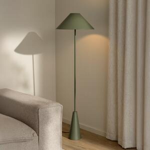 Globen Lighting Cannes podna lampa, zelena, metalna, 140 cm, Zelena, Dnevni boravak/blagovaonica, Metal