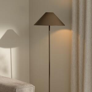 Globen Lighting Cannes podna lampa, smeđa, metalna, 140 cm, Smeđa / hrđa, Dnevni boravak/blagovaonica, Metal