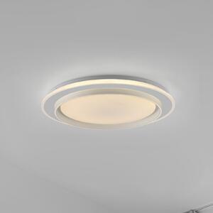 JUST LIGHT. GmbH Lago LED stropna svjetiljka Ø 49,3 cm CCT daljinski upravljač, prigušiva, Bijela, Dnevni boravak/blagovaonica, Metal
