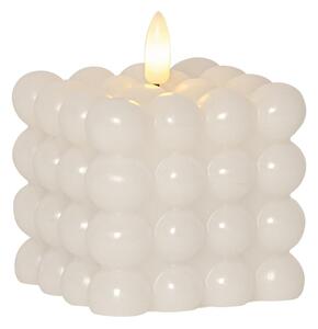 LED svijeća od bijelog voska Star Trading Flamme Dot, visina 9,5 cm