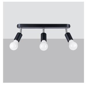 Crna stropna svjetiljka ø 6 cm Brando – Nice Lamps