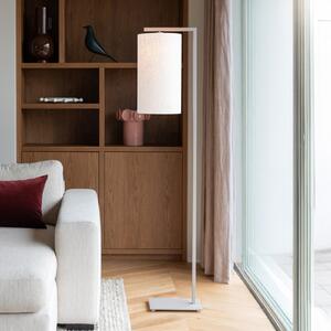 IT´S ABOUT ROMI RAD JE NA Boston podna lampa, Ø 25 cm, bijela/pijesak, Bež, Dnevni boravak/blagovaonica, Tkanina / tekstil