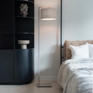 IT´S ABOUT ROMI IT'S Boston podna lampa Ø32cm tamno siva/boja pijeska, Bež, Dnevni boravak/blagovaonica, Tkanina / tekstil