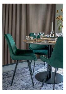 Okrugli blagovaonski stol s pločom stola u mramornom dekoru ø 110 cm Bolzano – House Nordic