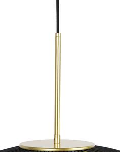 Dizajn viseća svjetiljka zlatna s crnom 60 cm - Dobrado