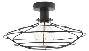 Vintage stropna svjetiljka crna 37 cm - Laurent