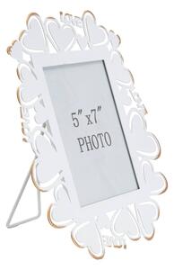 Bijeli metalni okvir za fotografije Mauro Ferretti, 25 x 27,7 cm