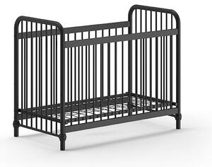 Crni metalni dječji krevet 60x120 cm BRONXX – Vipack