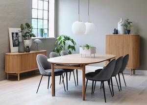 Blagovaonski stol na razvlačenje u dekoru hrasta 100x190 cm Carno - Unique Furniture