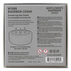 Mirisna svijeća od sojinog voska vrijeme gorenja 40 h Bourbon Cedar – Gentlemen's Hardware