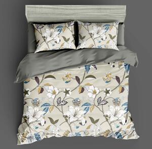 Fancy elegantna posteljina - bež cvjetni uzorak