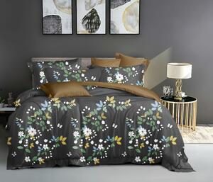 Fancy elegantna posteljina - tamni cvjetni uzorak