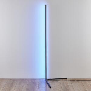 Crna LED stojeća svjetiljka (visina 141 cm) Level – Trio