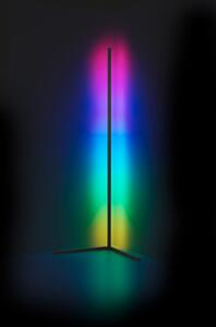 Crna LED stojeća svjetiljka (visina 141 cm) Level – Trio