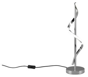 LED stolna lampa u sjajno srebrnoj boji (visina 56 cm) Isabel – Trio