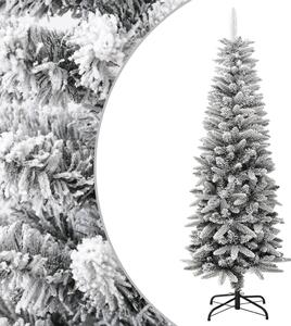 VidaXL Umjetno usko božićno drvce sa snijegom 150 cm PVC i PE