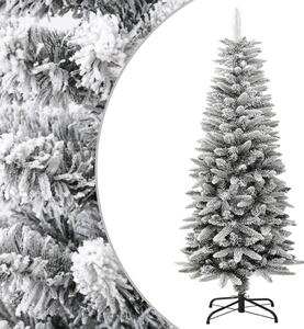 VidaXL Umjetno usko božićno drvce sa snijegom 120 cm PVC i PE
