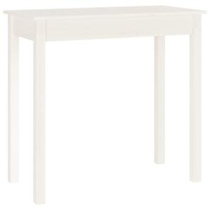 VidaXL Konzolni stol bijeli 80 x 40 x 75 cm od masivne borovine