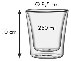 Čaše dvostruke stijenke u setu od 2 kom 0,25 l myDrink - Tescoma
