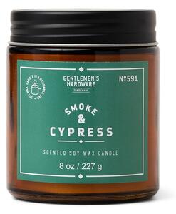 Mirisna svijeća od sojinog voska vrijeme gorenja 48 h Smoke & Cypress – Gentlemen's Hardware