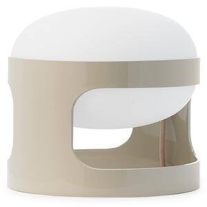 Kartell stolna lampa KD28, siva, Ø 25 cm, E14 LED, Sivo, Dnevni boravak/blagovaonica, Plastika
