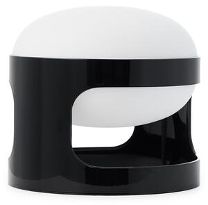 Kartell stolna lampa KD28, crna, Ø 25 cm, E14 LED, Crno, Dnevni boravak/blagovaonica, Plastika