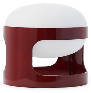 Kartell stolna lampa KD28, tamnocrvena, Ø 25 cm, E14 LED, Crvena, Dnevni boravak/blagovaonica, Plastika