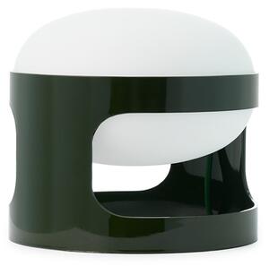 Kartell stolna lampa KD28, šumsko zelena, Ø 25 cm, E14 LED, Zelena, Dnevni boravak/blagovaonica, Plastika