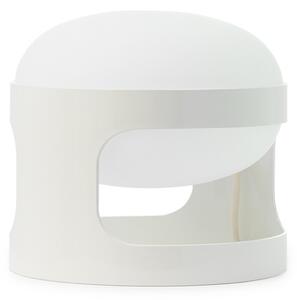 Kartell stolna lampa KD28, bijela, Ø 25 cm, E14 LED, Bijela, Dnevni boravak/blagovaonica, Plastika