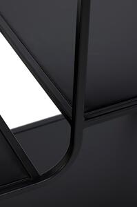 Crna metalna polica za knjige 141x81,5 cm Winston - Light & Living