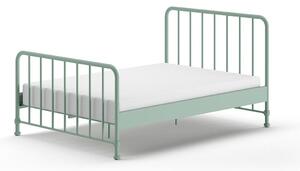 Zeleni metalni krevet s podnicom 140x200 cm BRONXX – Vipack