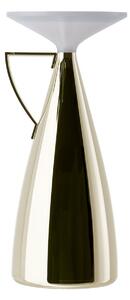 Kartell LED punjiva stolna lampa Camomille, krem, visina 24 cm, prigušiva, Bež, Dnevni boravak/blagovaonica, Plastika