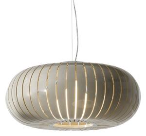 Kartell Teresa viseća lampa, siva, Ø 50 cm, E27 LED, Sivo, Dnevni boravak/blagovaonica, Plastika