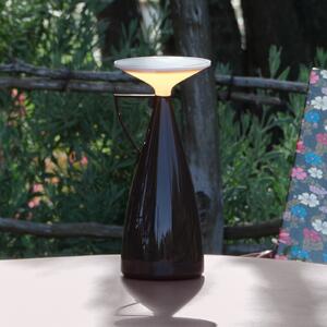 Kartell LED punjiva stolna lampa Camomille, tamnocrvena, s mogućnošću, prigušiva, Crvena, Dnevni boravak/blagovaonica, Plastika