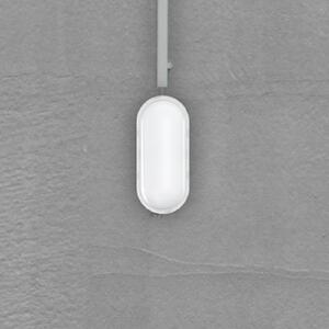 MEGATRON LED vanjska zidna svjetiljka Zella Neo XL senzor, bijela, IP54, prigušiva, Bijela, Područje hodnika, Plastika