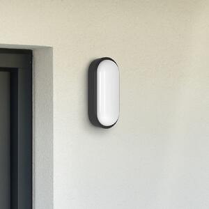 MEGATRON LED vanjska zidna svjetiljka Zella Neo XL senzor crna IP54, prigušiva, Crno, Područje hodnika, Plastika