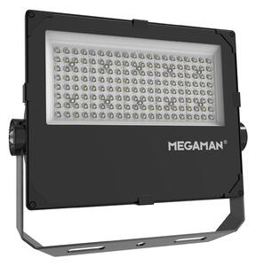 MEGAMAN LED vanjski reflektor Hugo, 90 W, 3000 K, IP66, Crno, Aluminij