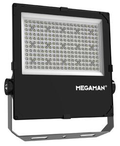 MEGAMAN LED vanjski reflektor Hugo, 150 W, 3000 K, IP66, Crno, Aluminij