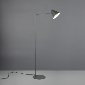 Trio Lighting Cosima podna lampa, antracit, visina 126 cm, metal, Crno, Dnevni boravak/blagovaonica, Metal