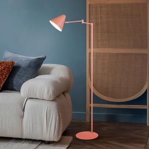 Trio Lighting Cosima podna lampa, marelica, visina 126 cm, metal, Naranča, Dnevni boravak/blagovaonica, Metal