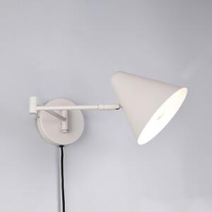 Trio Lighting Zidna svjetiljka Cosima, svijetlosiva, projekcija 54 cm, metalna, Sivo, Dnevni boravak/blagovaonica, Metal