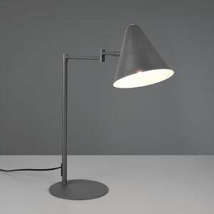 Trio Lighting Cosima stolna lampa, antracit, visina 50 cm, metal, Crno, Dnevni boravak/blagovaonica, Metal