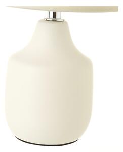Bijela/krem stolna lampa keramička s tekstilnim sjenilom (visina 24 cm) – Casa Selección
