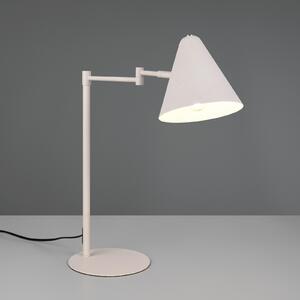 Trio Lighting Cosima stolna lampa, svijetlosiva, visina 50 cm, metalna, Sivo, Dnevni boravak/blagovaonica, Metal